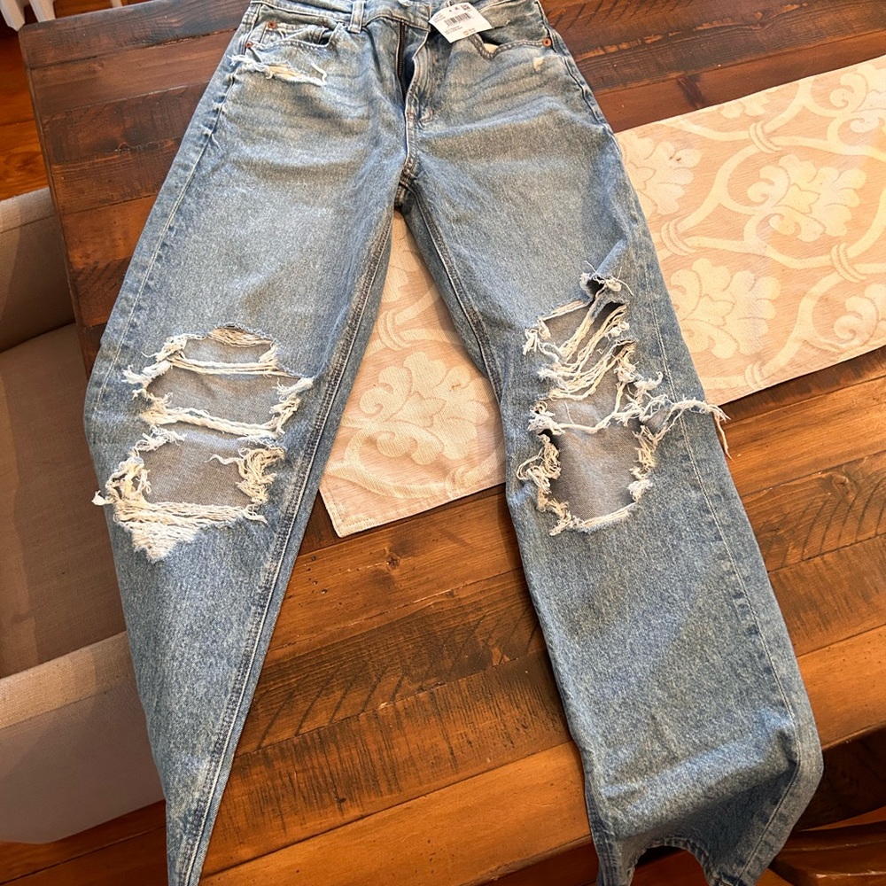 American Eagle Jeans High Rise Baggy Straight